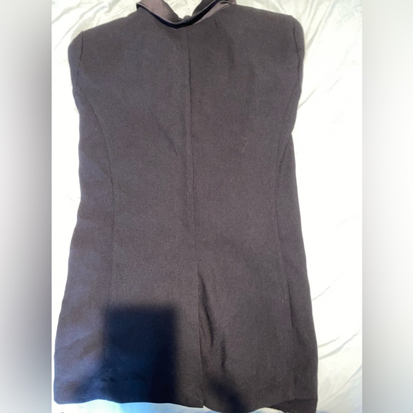 Lauren Conrad Women’s Notch Collar Full Length Sleeve Black Blazer - Picture 3 of 4